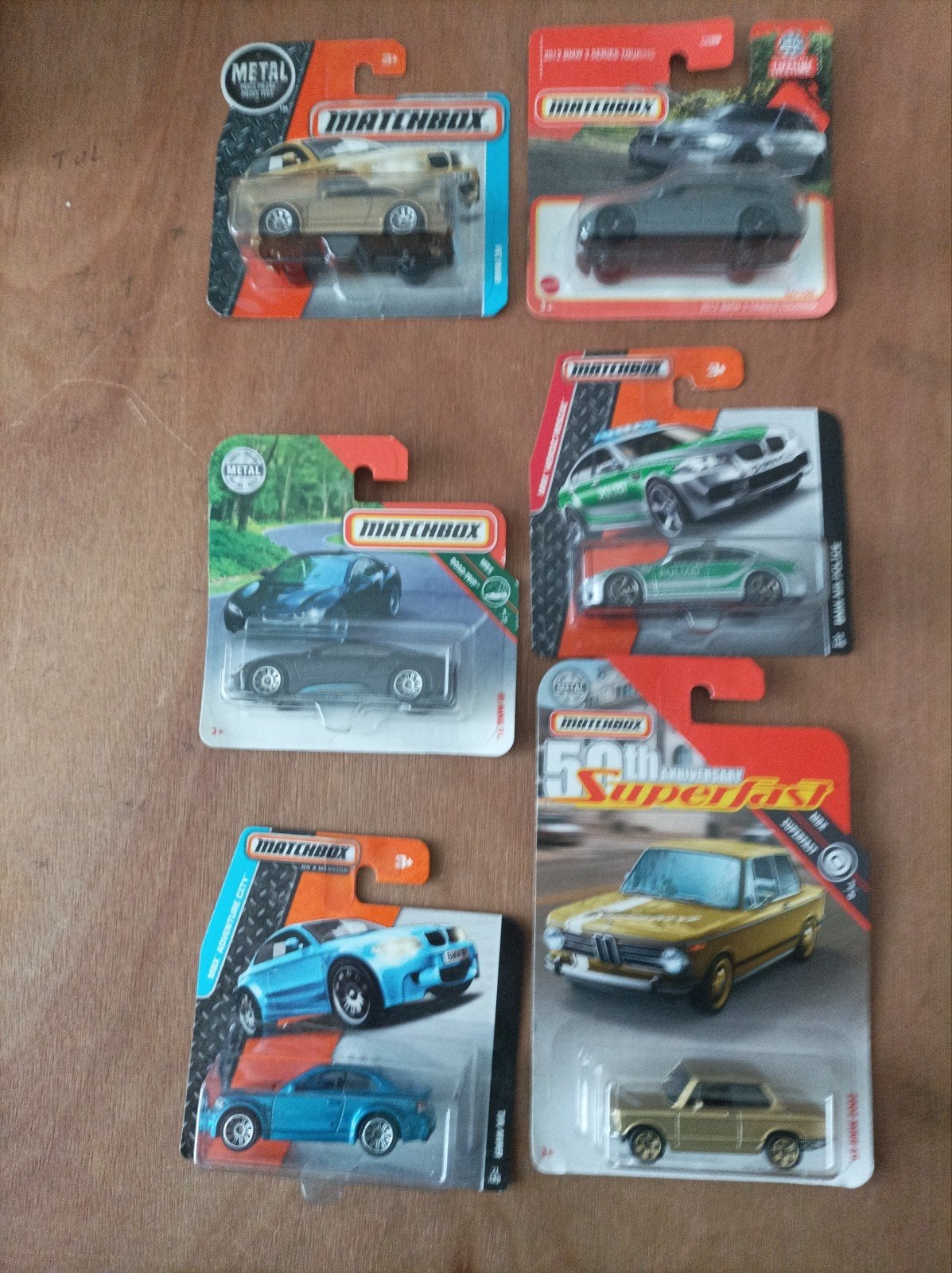 boîte d'allumettes 6 BMW différentes., Enlèvement ou Envoi