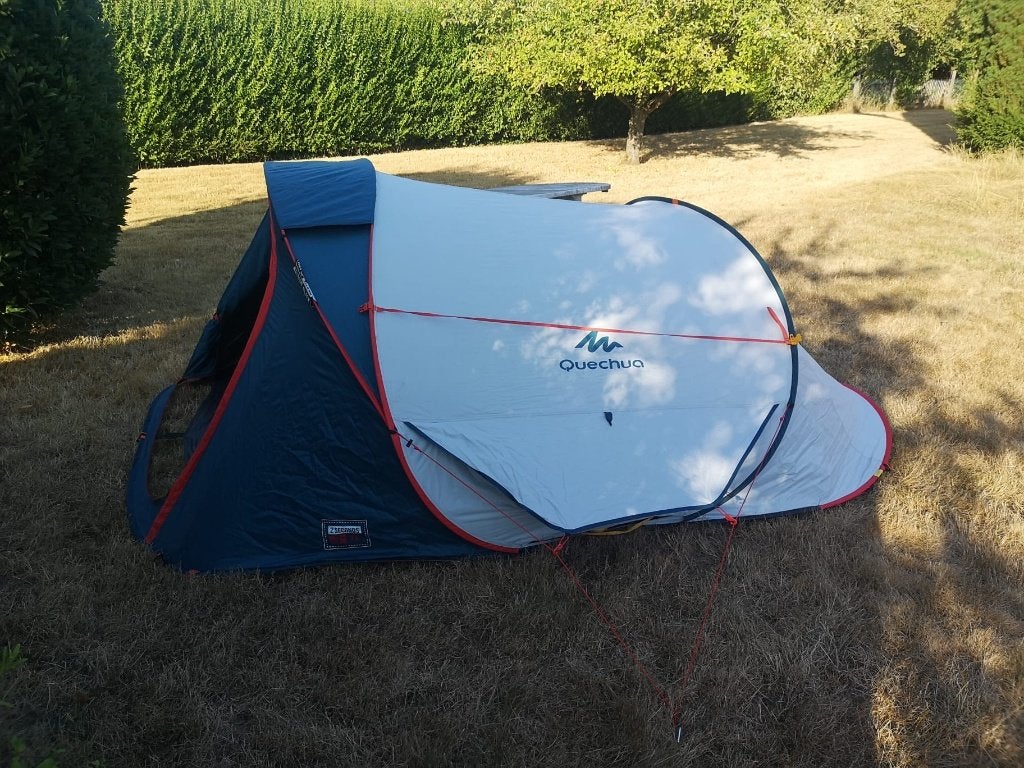 Tente Quechua 2 seconds 3 XL air, Enlèvement, Utilisé, Jusqu'à 3