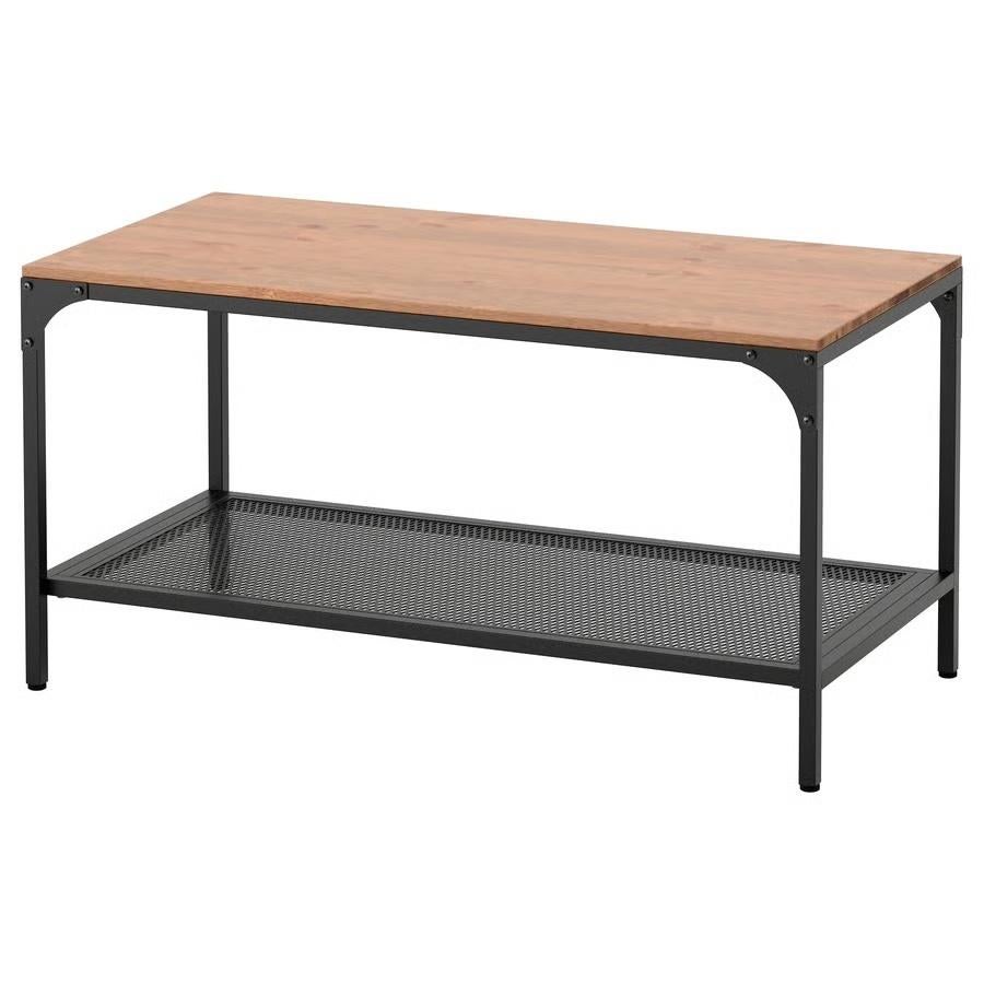 FJÄLLBO Salontafel, zwart, 90x46 cm, Ophalen of Verzenden, Nieuw