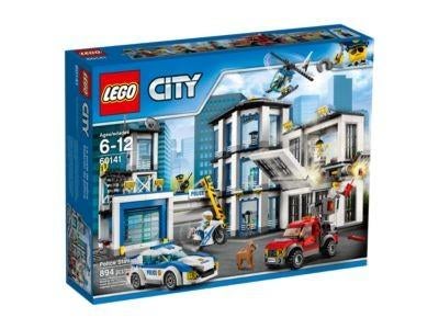 Lego 60141, groot politiekantoor, volledig met doos, Ophalen of Verzenden, Lego