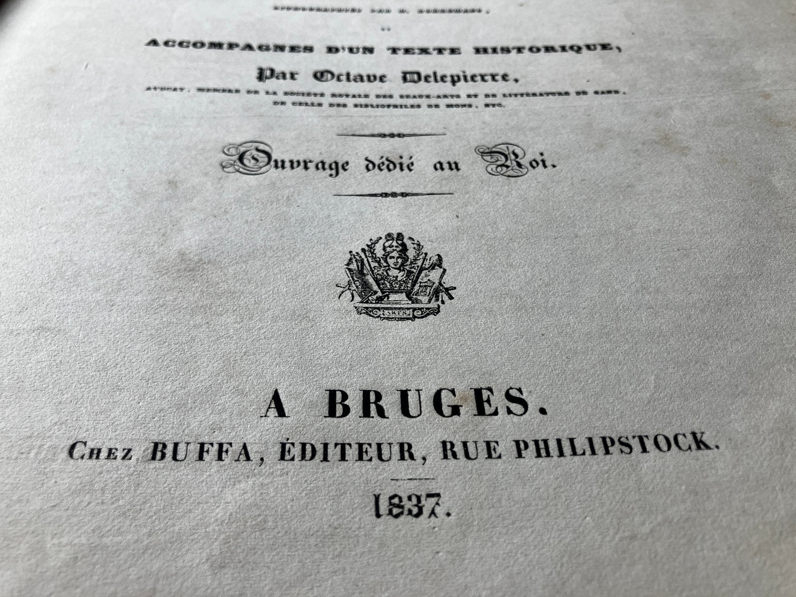Album Pittoresque de Bruges Buffa 1837, Enlèvement