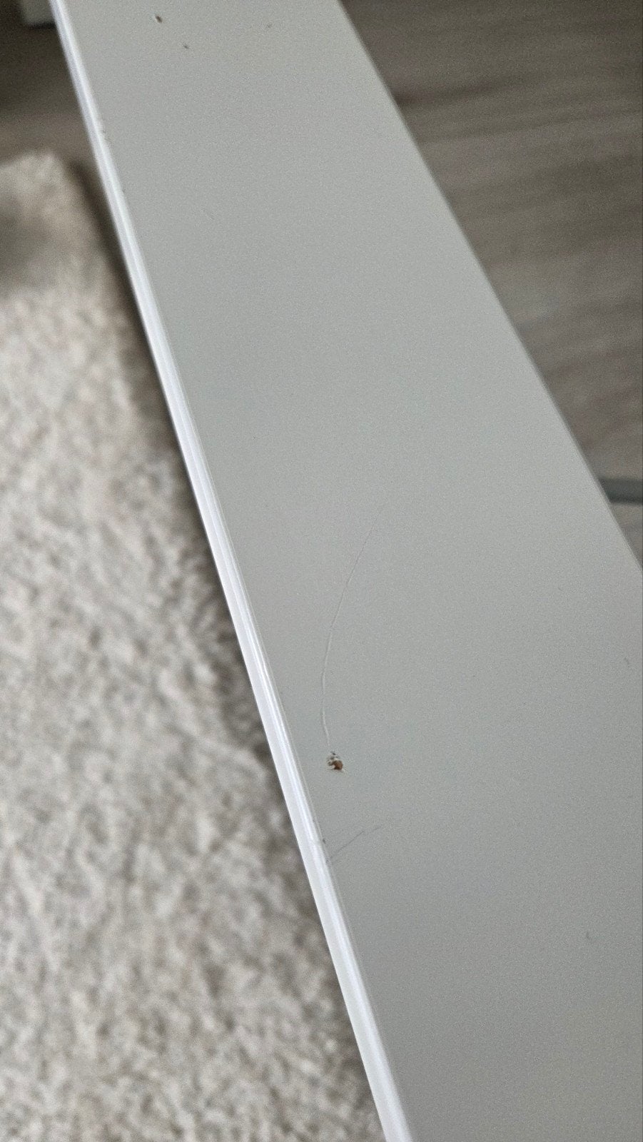 Bedframe Malm wit 1 pers, Ophalen, Gebruikt, 90 cm, Eenpersoons
