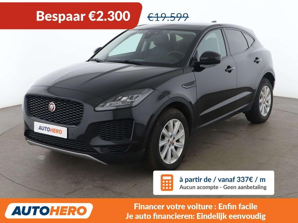 Jaguar E-Pace D150 S AWD (bj 2020, automaat), Auto's, Jaguar, Automaat, Gebruikt, Zwart, Leder