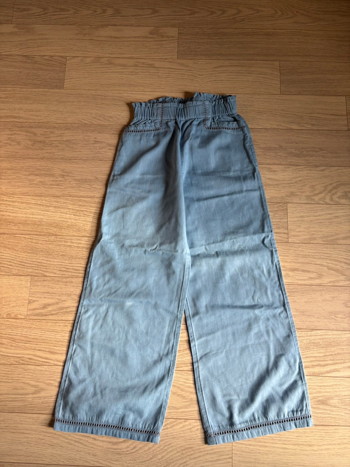 Lichte blauwe broek Buissonière, Verzenden, Gebruikt, Meisje, Broek