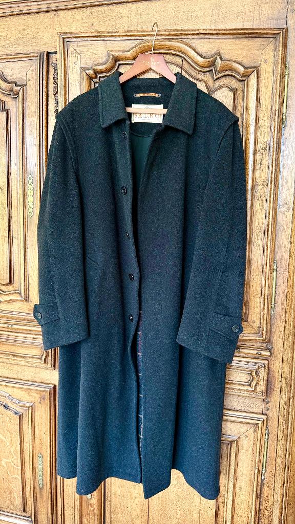 Manteau loden pure laine, Enlèvement, Comme neuf, Taille 52/54 (L), Noir