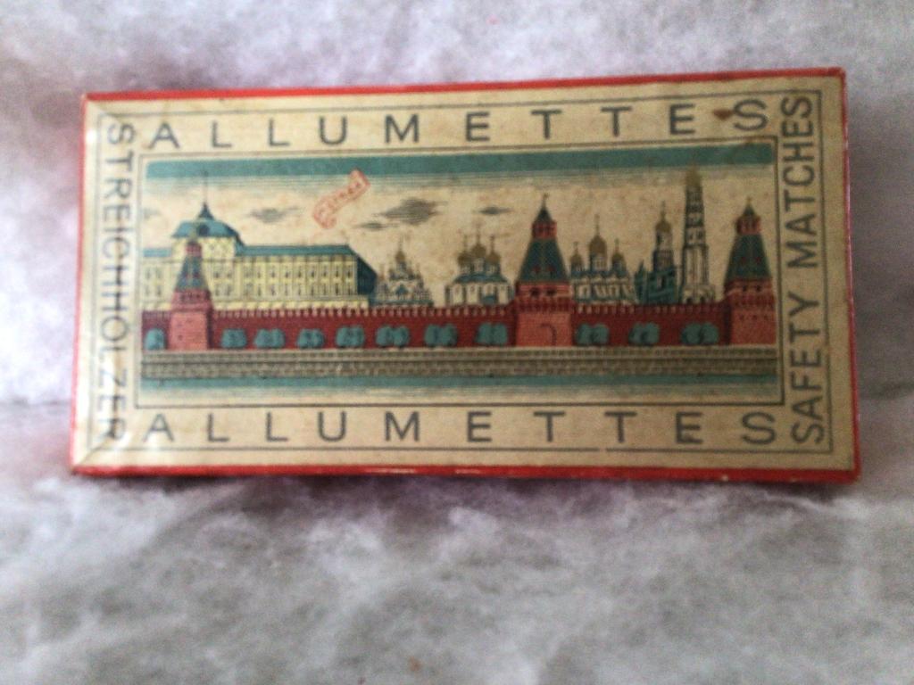 Souvenir expo 1958 Brussel .Doos met lucifers URSS, Collections, Enlèvement ou Envoi