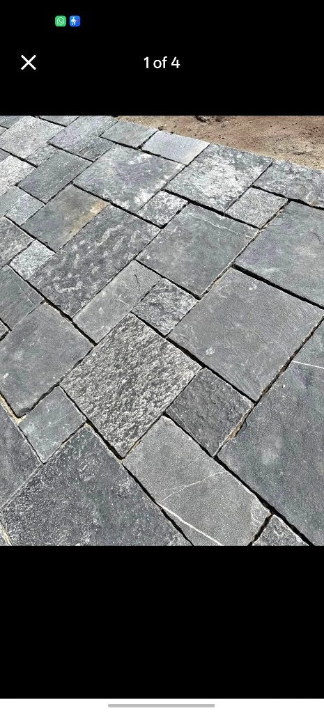 Bourgondische kerkdallen, Tuin en Terras, Tegels en Klinkers, Ophalen, Nieuw, Terrastegels, Natuursteen