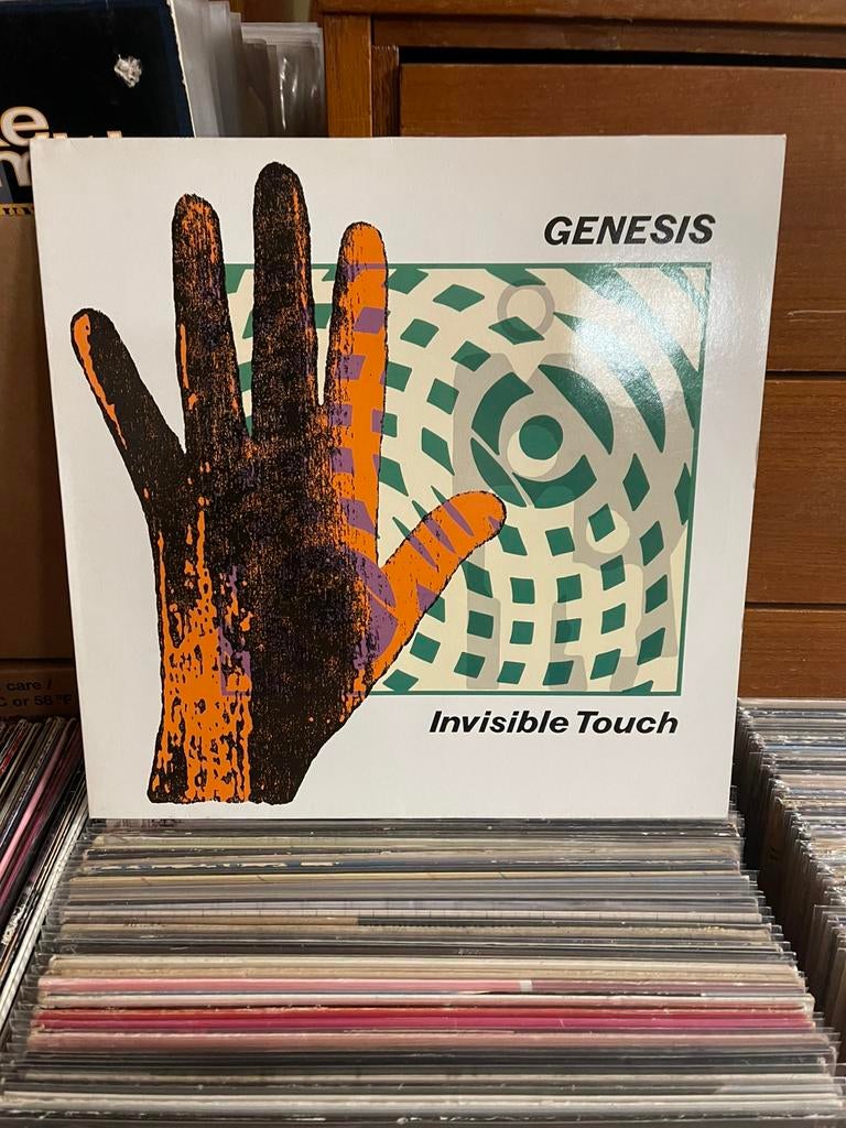 Genesis Invisible Touch 33 rpm vinyl lp album record, Ophalen of Verzenden, Gebruikt