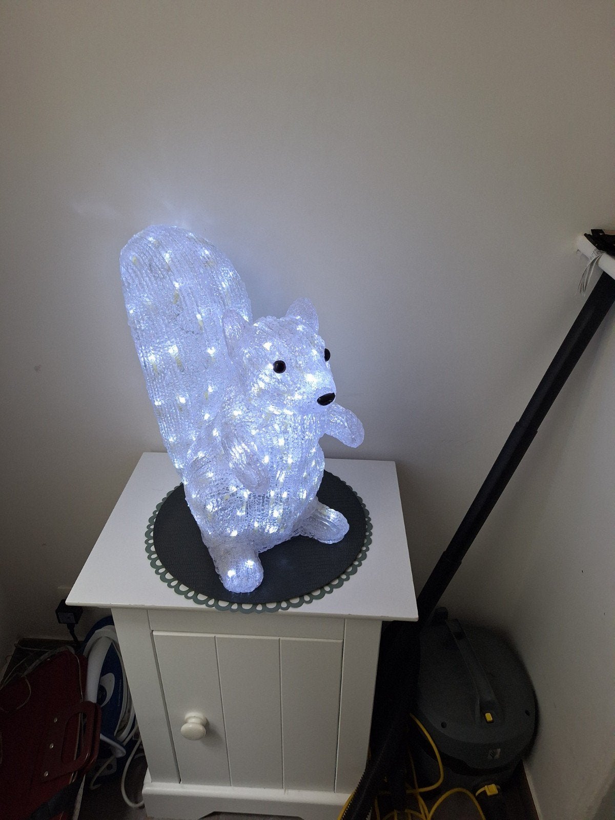verlichting eekhoorn, Ophalen