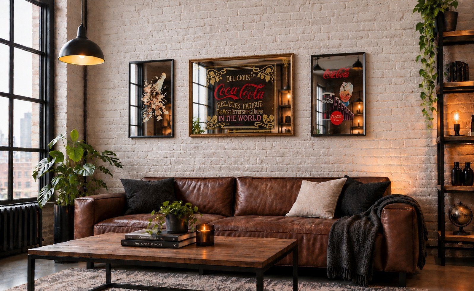 Coca cola vintage, Verzamelen, Ophalen, Zo goed als nieuw, Reclamebord