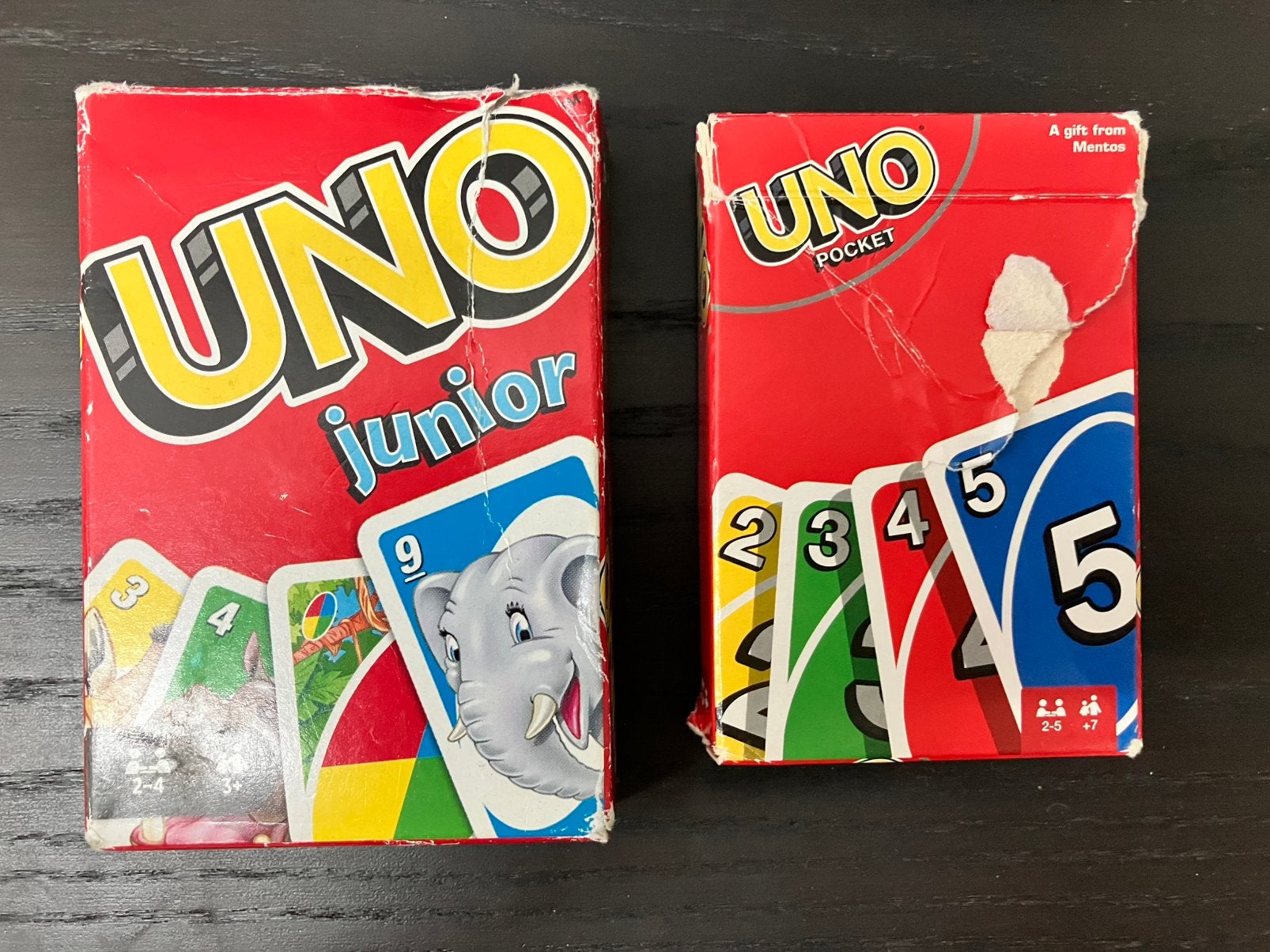 Uno junior en uno reis editie, Hobby en Vrije tijd, Ophalen of Verzenden, Gebruikt