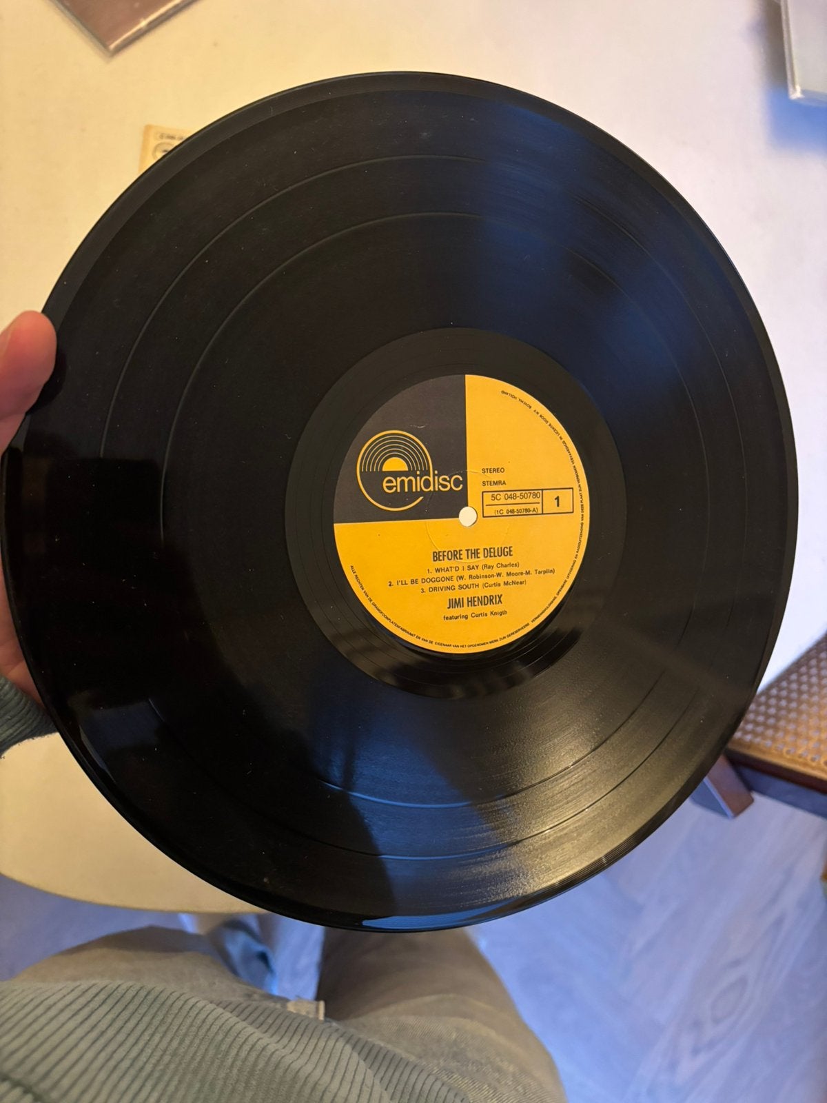 Lp jimy hendrix - before the deluge vinyl near mint, Ophalen of Verzenden, Zo goed als nieuw