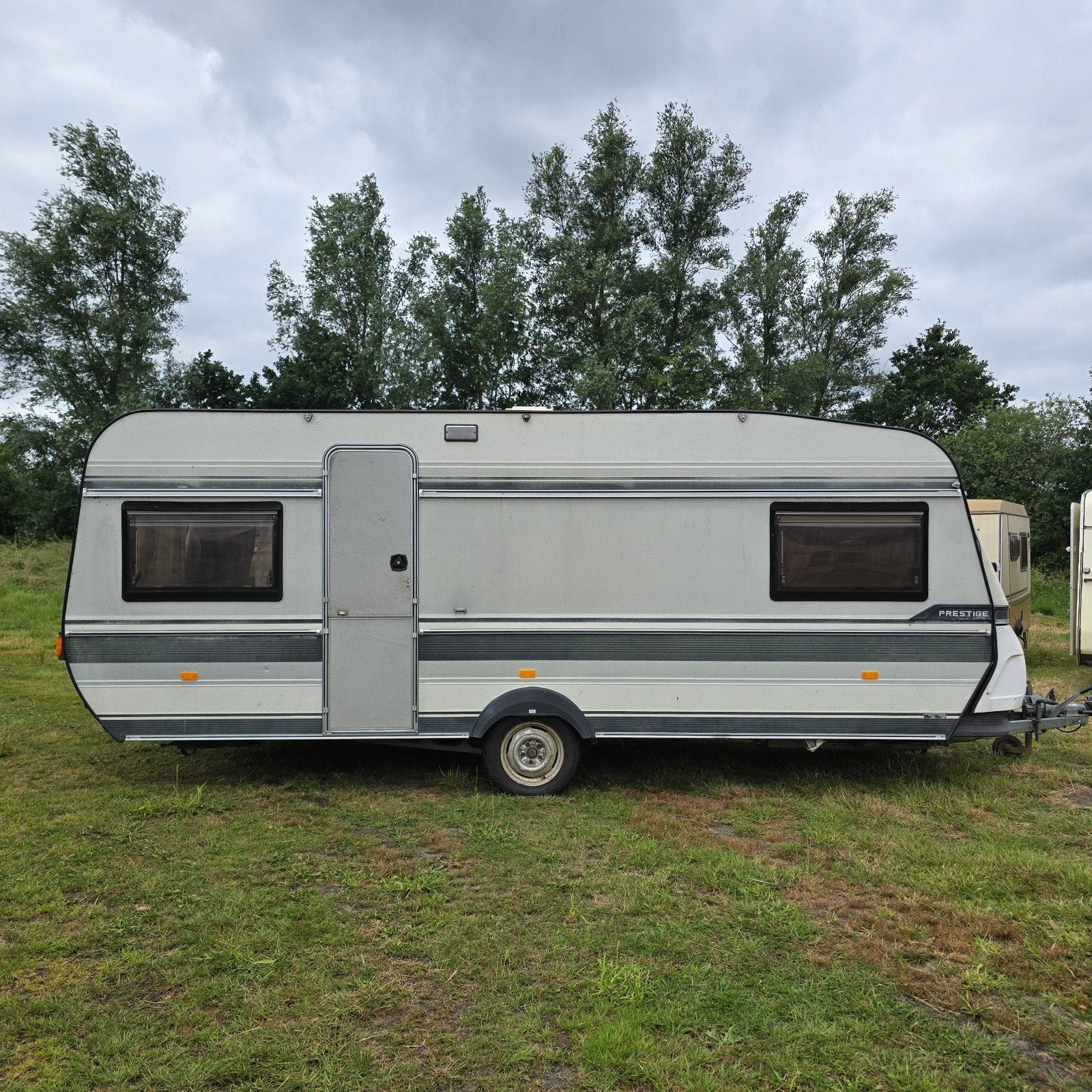 Caravan voortent luifel tent camping stacaravan Hobby tuin, Ophalen