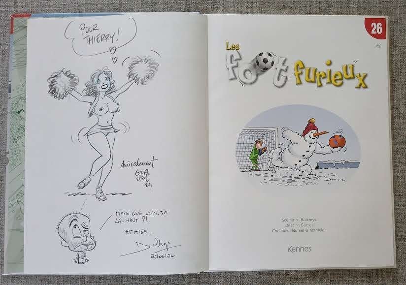 BD Les Foot furieux 26 Gürsel Dédicace EO Neuf, Livres, BD, Neuf, Une BD, Enlèvement ou Envoi