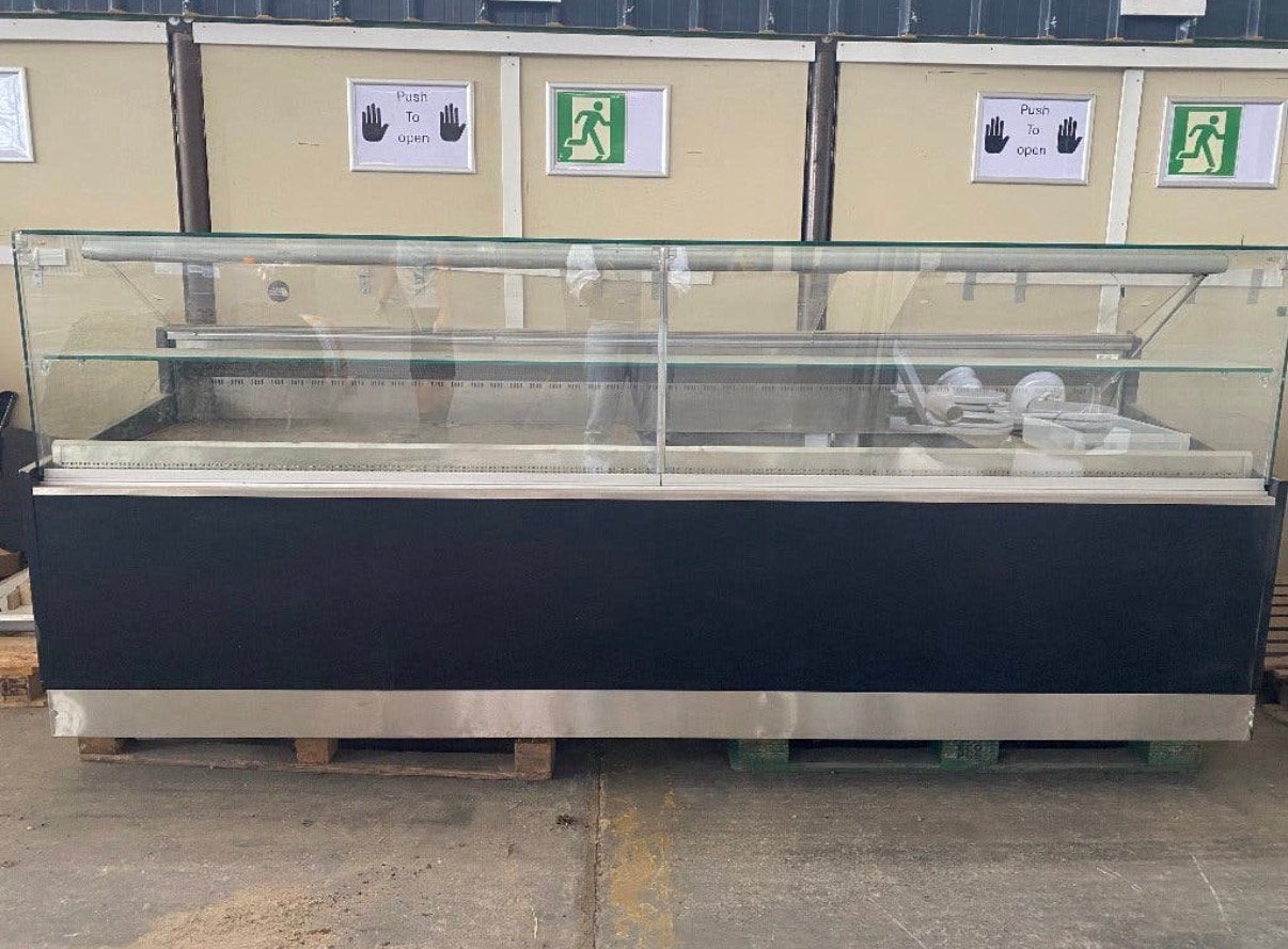 Vitrine / comptoir réfrigéré professionnel Frilixa à vendre., Classe énergétique A ou plus économe, 120 à 140 cm, Sans bac à congélation