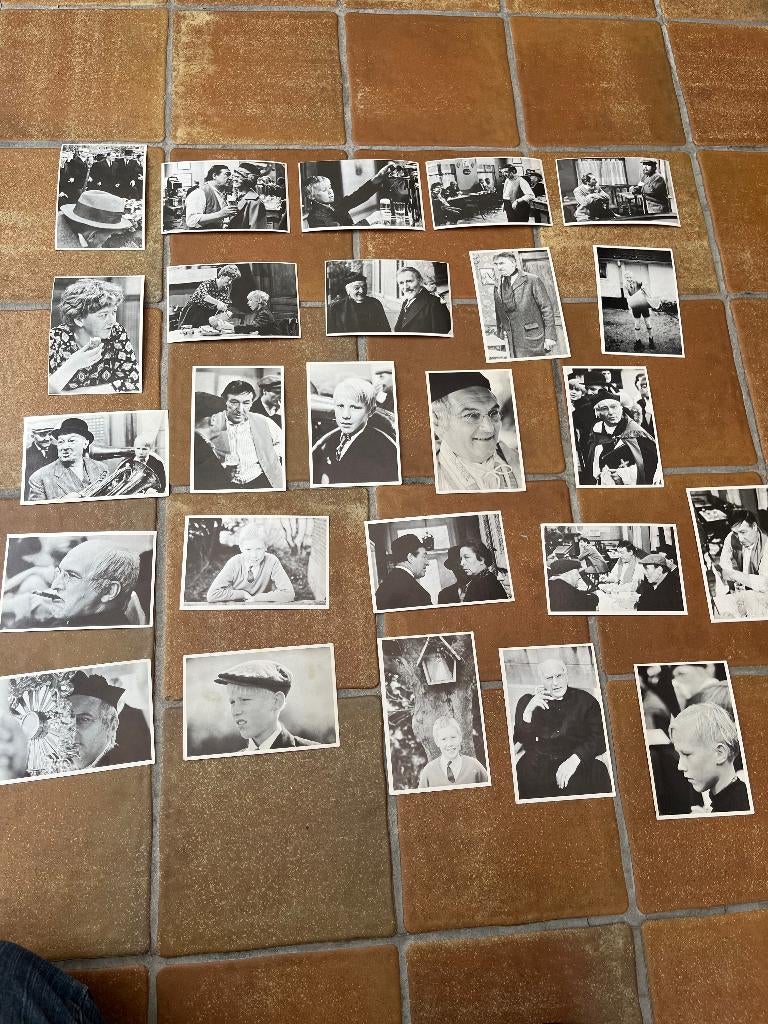 Set van 25 fotokaarten "Heren van Zichem" - jaren 70, Verzamelen, Verzenden, Zo goed als nieuw, Tv, Foto of Kaart