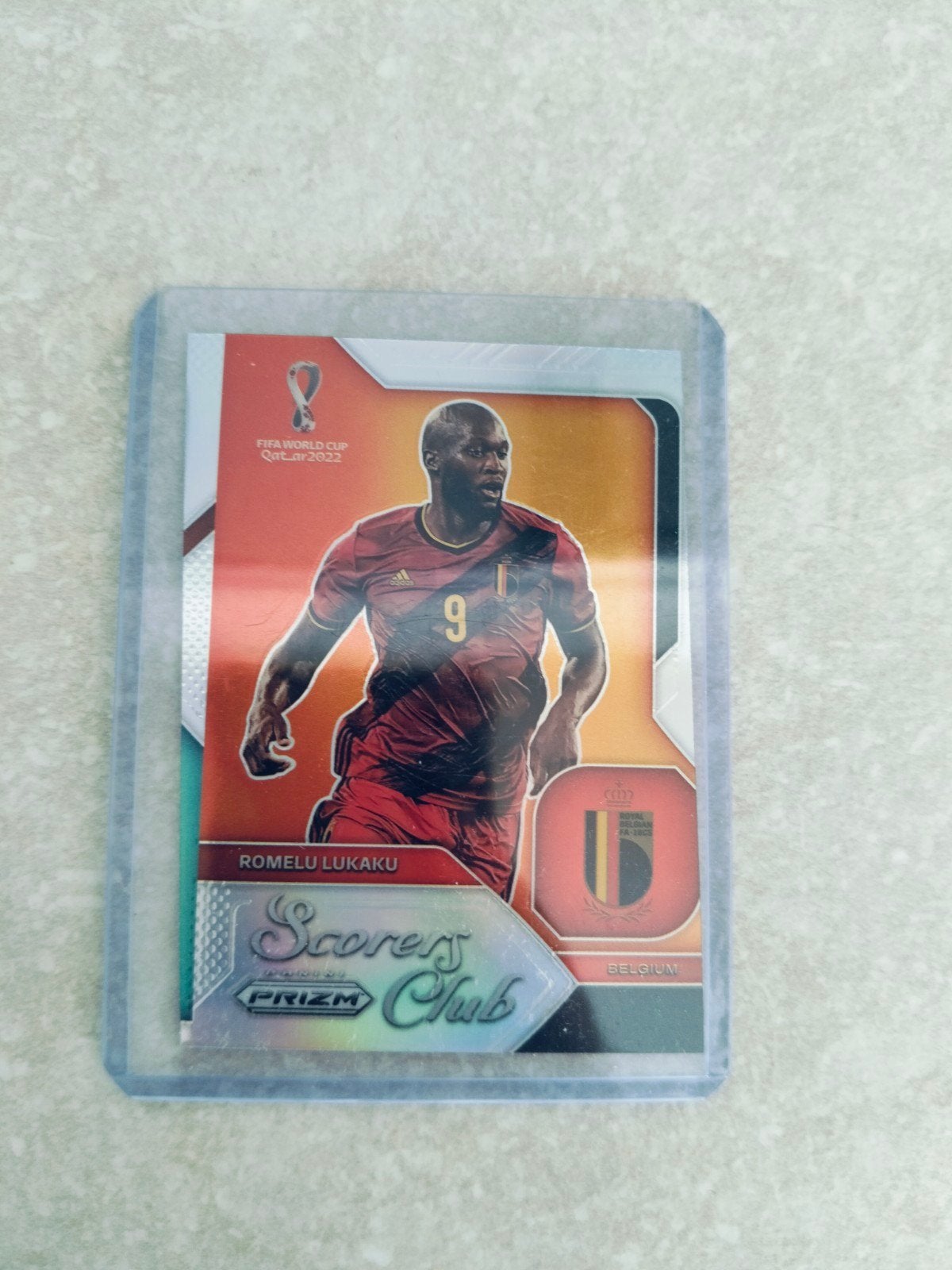 Panini WK Qatar prizm Romelu Lukaku scores club, Verzamelen, Ophalen of Verzenden