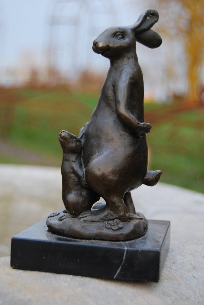 Bronze animalier signé sur socle en marbre, Enlèvement ou Envoi, Bronze