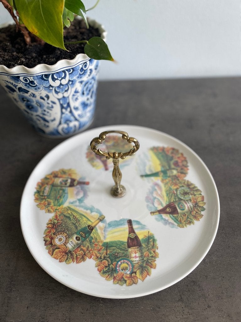 Plat de service vintage en porcelaine, Enlèvement