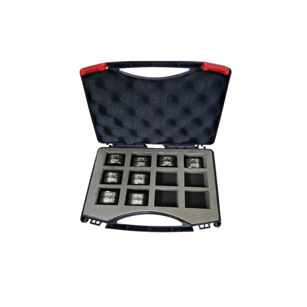 Germat persbek set UP-press (16–32 mm), Ophalen of Verzenden, Nieuw, Zwart