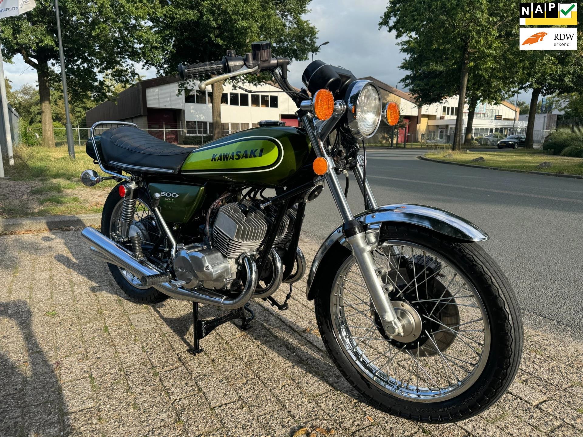 Kawasaki H1-F mach 3 500cc 3 cylinder 2 takt 2e eigenaar, on, Sport, 498 cm³