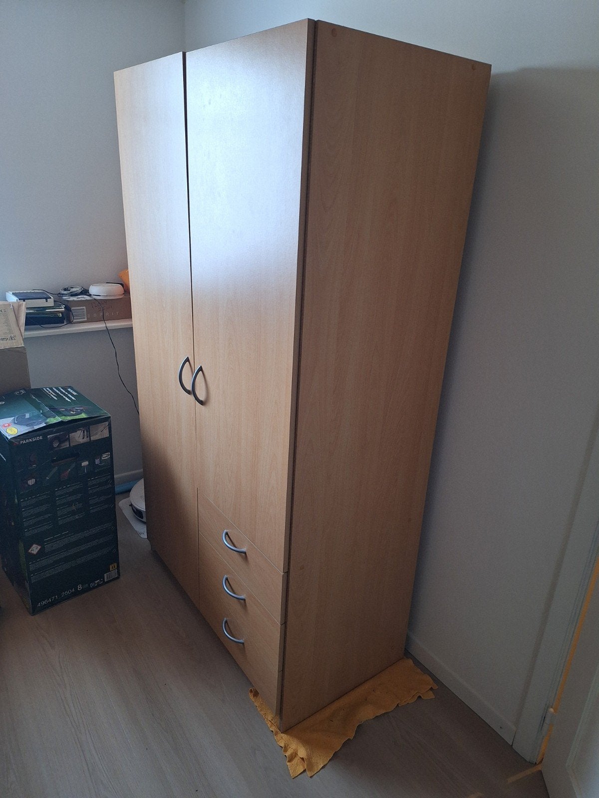 Armoire penderie en coloris hêtre, Maison & Meubles, Armoires | Penderies & Garde-robes, Avec tiroir(s), 25 à 50 cm, Comme neuf