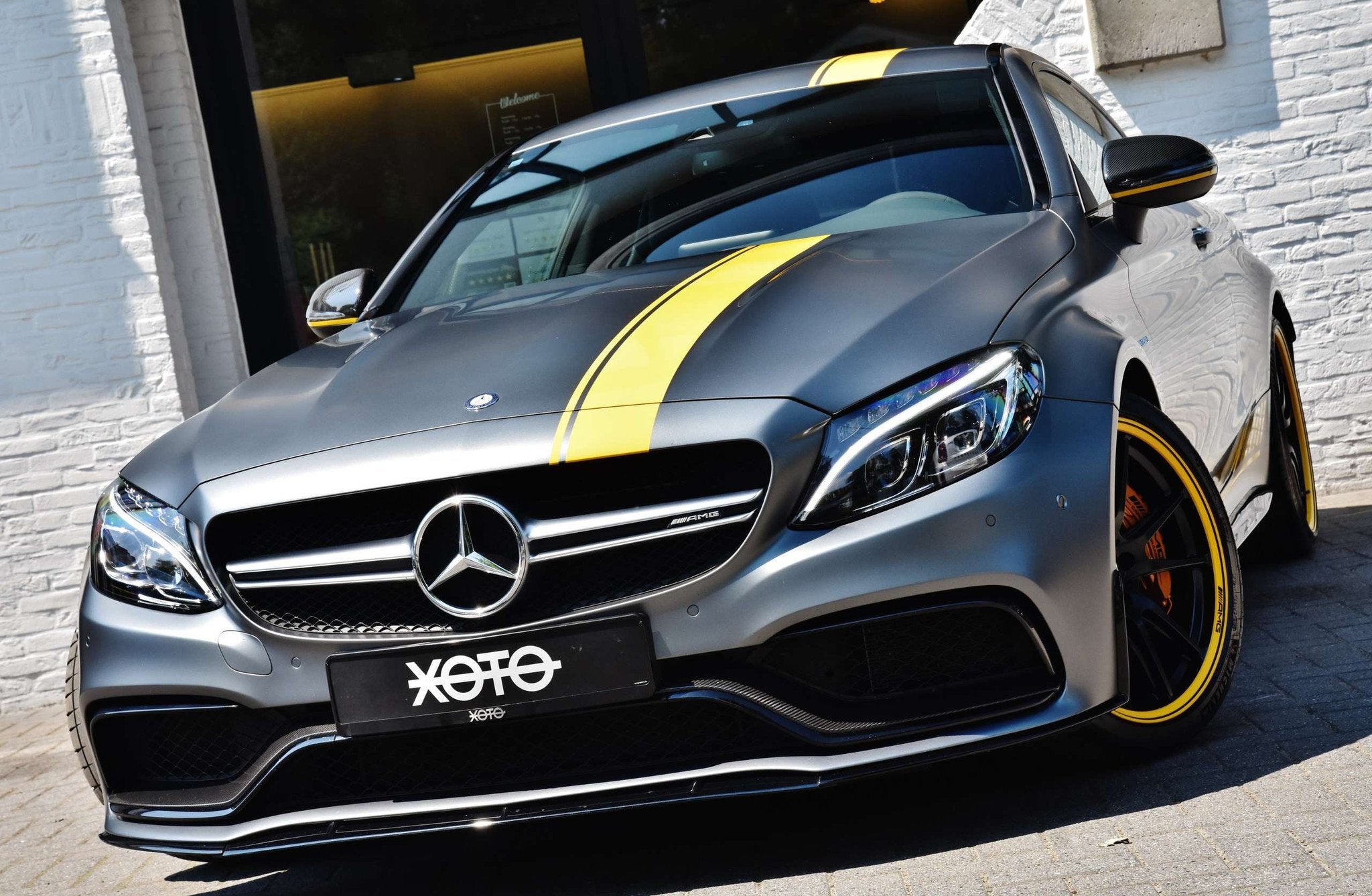 Mercedes-Benz C-Klasse 63 AMG S EDITION 1 * TOP CONDITION /, Auto's, Mercedes-Benz, Automaat, 4 zetels, Leder, Bedrijf