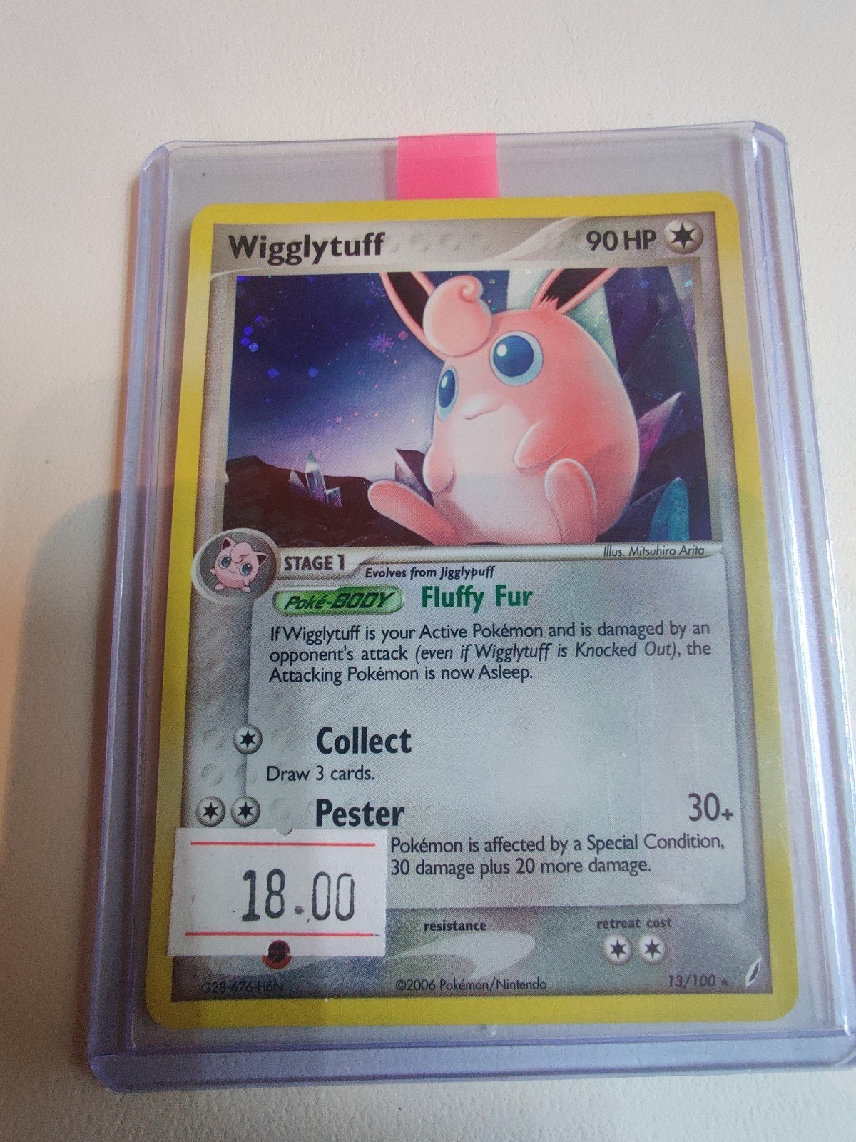 Wigglytuff CG 13, Ophalen, Zo goed als nieuw, Losse kaart, Foil