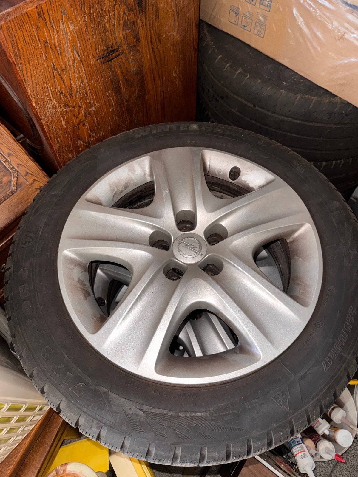 Jantes 4 saisons 225/55r17 101V tubeless MS Opel insignia B, Auto-onderdelen, Banden en Velgen, Ophalen, Banden en Velgen, Nieuw