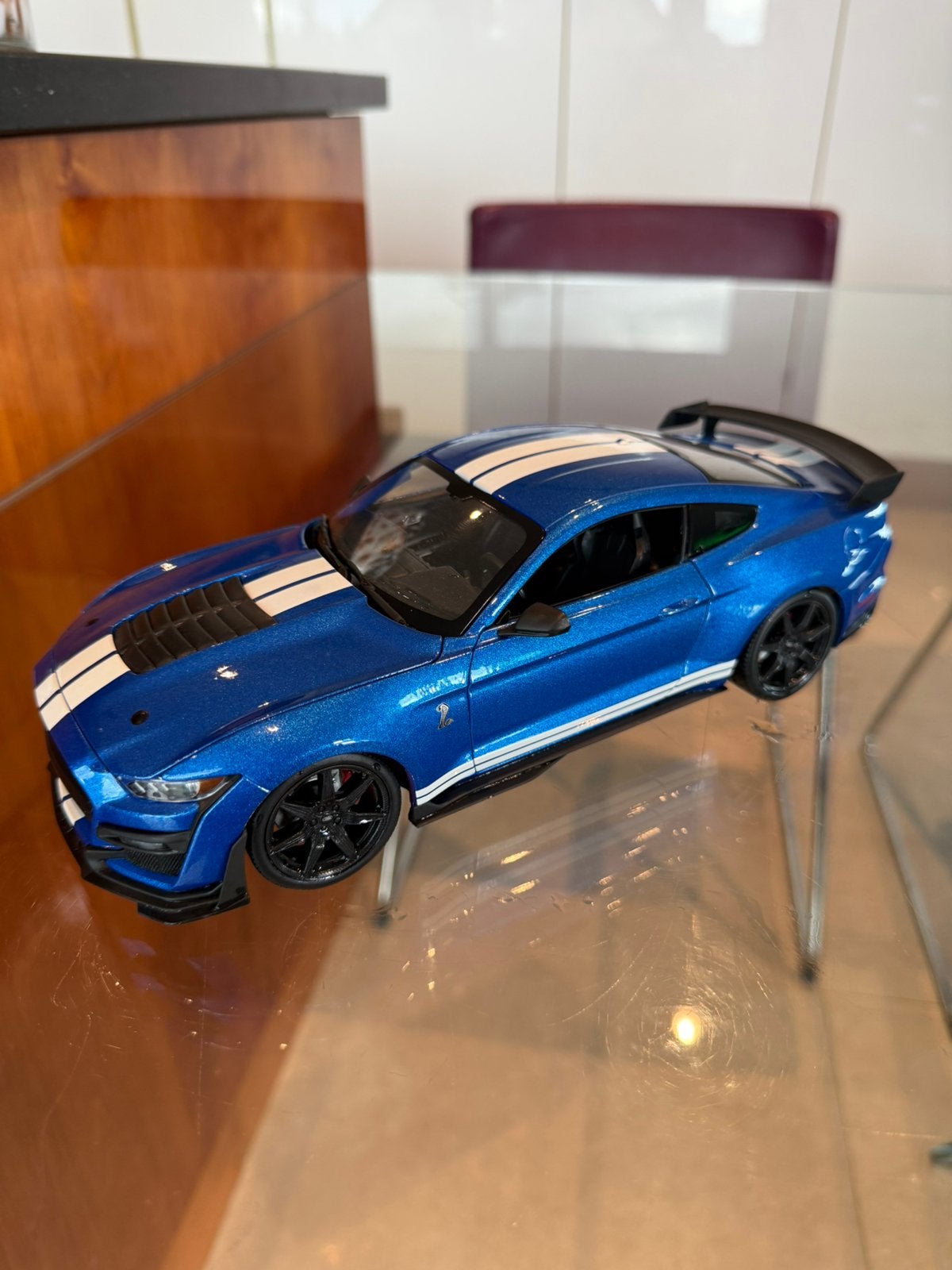 Ford Mustang Shelby GT500 (2020) 1:18, Enlèvement ou Envoi, Comme neuf, Voiture, Maisto