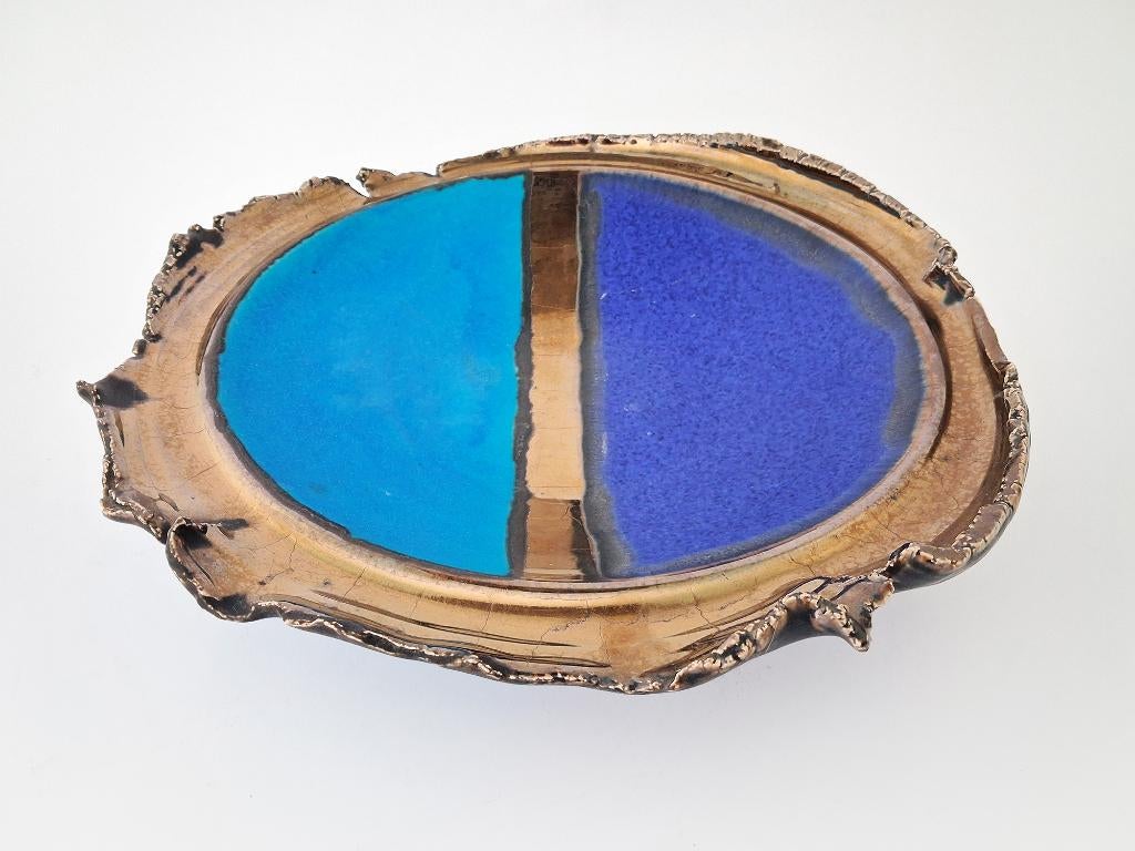 schaal keramiek Pyrotechnika, Antiek en Kunst, Ophalen of Verzenden