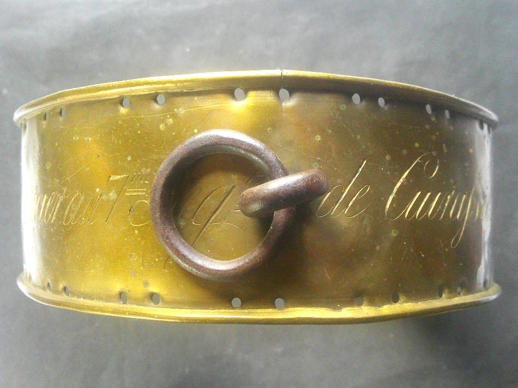 Collier de molosse d'officier au 7e régiment de cuirassiers, Collections, Objets militaires | Général, Armée de terre, Envoi
