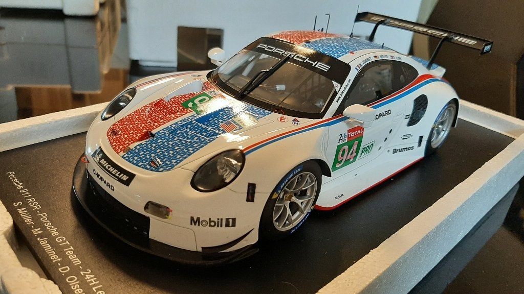 Porsche 911  RSR No.94 24h Le Mans 2019 Spark, Enlèvement ou Envoi, Neuf