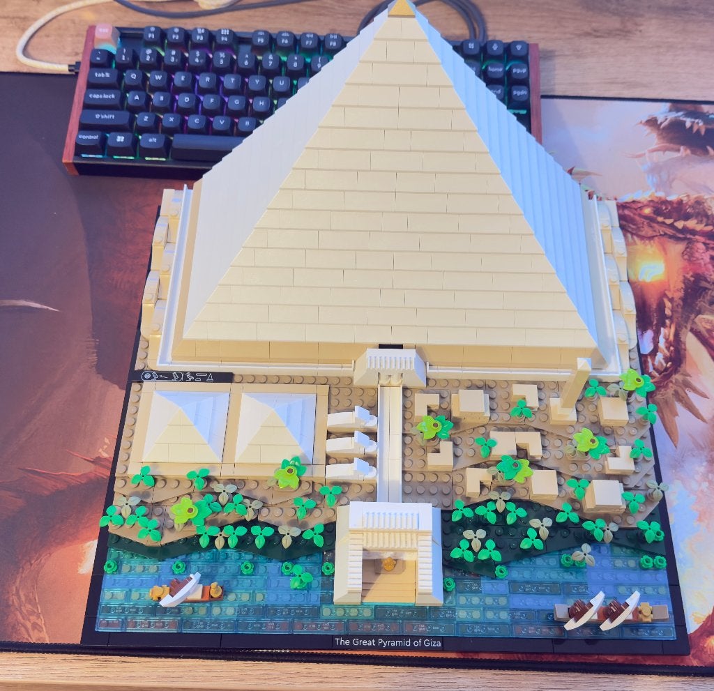 lego piramide van gizeh, Kinderen en Baby's, Ophalen, Lego, Architecture, Zo goed als nieuw