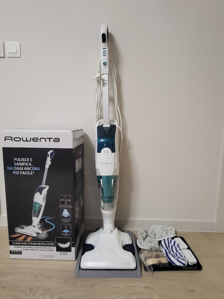 Rowenta Clean & Steam Revolution RY7777 2-in-1 - 1.500W, Reservoir, 1200 tot 1600 watt, Ophalen, Dweilfunctie