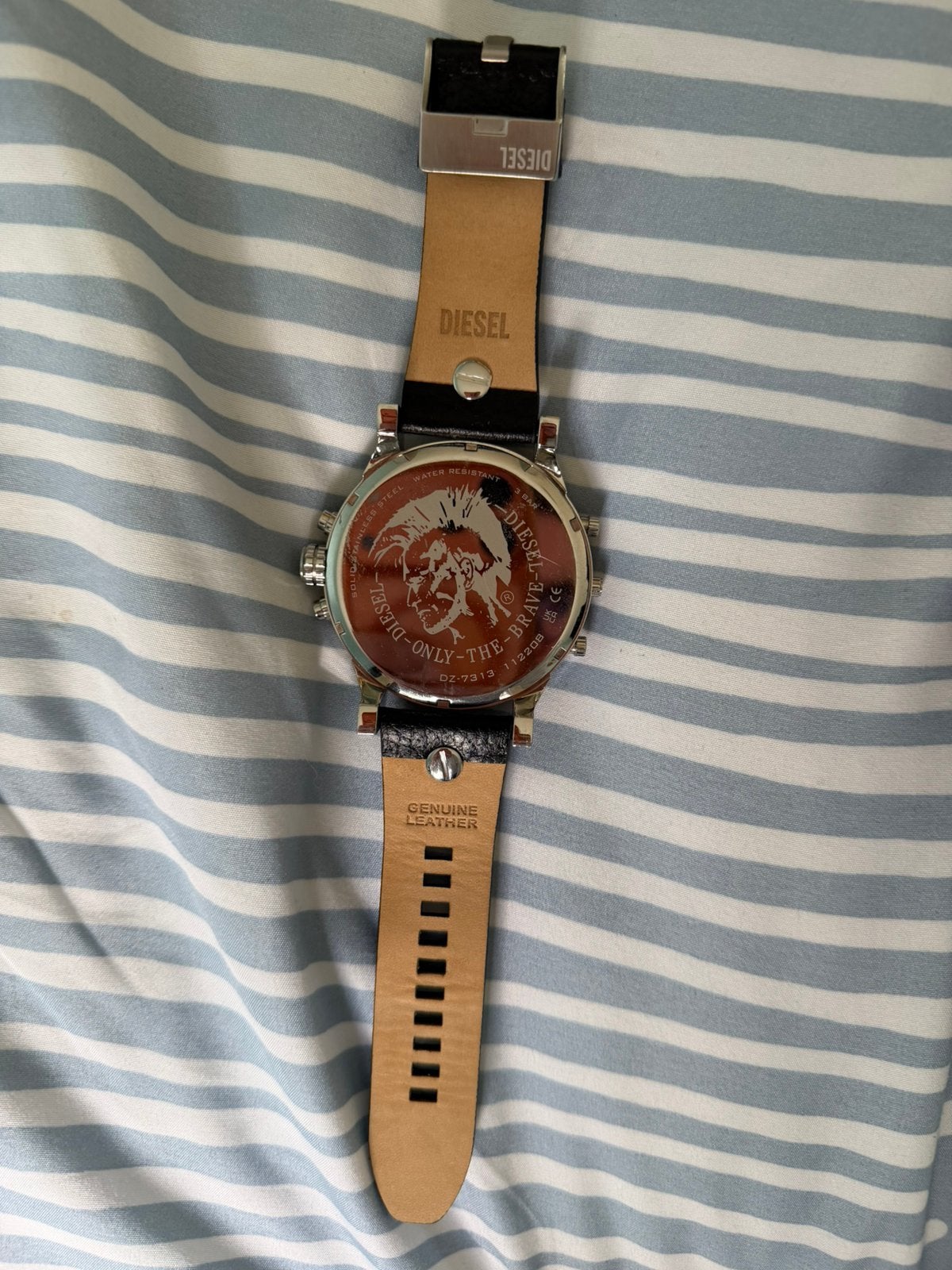 Montre Diesel DZ7313 – Mr. Daddy 2.0 – Très bon état + boîte, Handtassen en Accessoires, Horloges | Heren, Leer, Polshorloge, Zo goed als nieuw