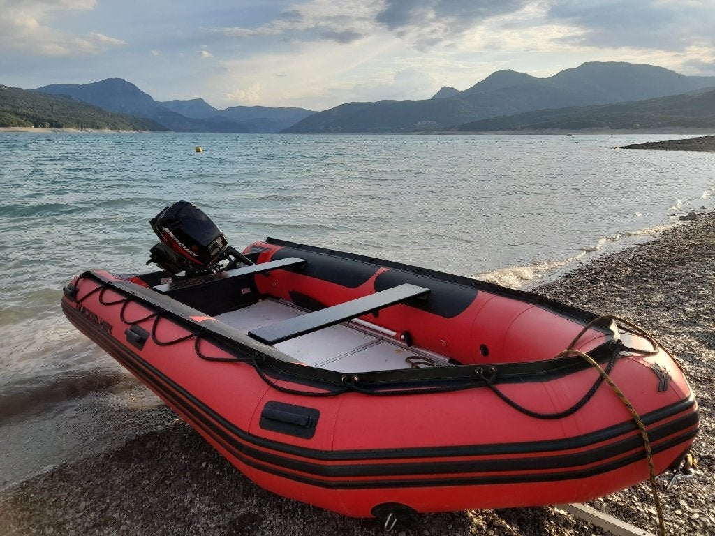 Rubberboot Quicksilver 430Hd, Quicksilver, 4 m, Enlèvement, Moteur hors-bord