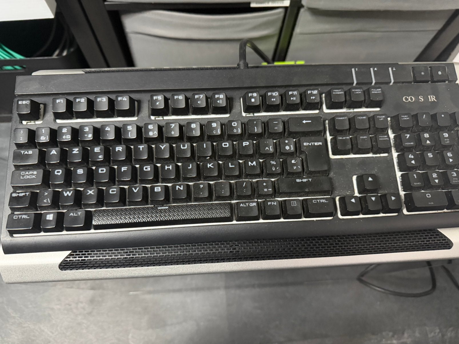 Corsair strafe mechanical azerty gaming keyboard, Computers en Software, Gebruikt, Gaming toetsenbord, Azerty, Ophalen of Verzenden