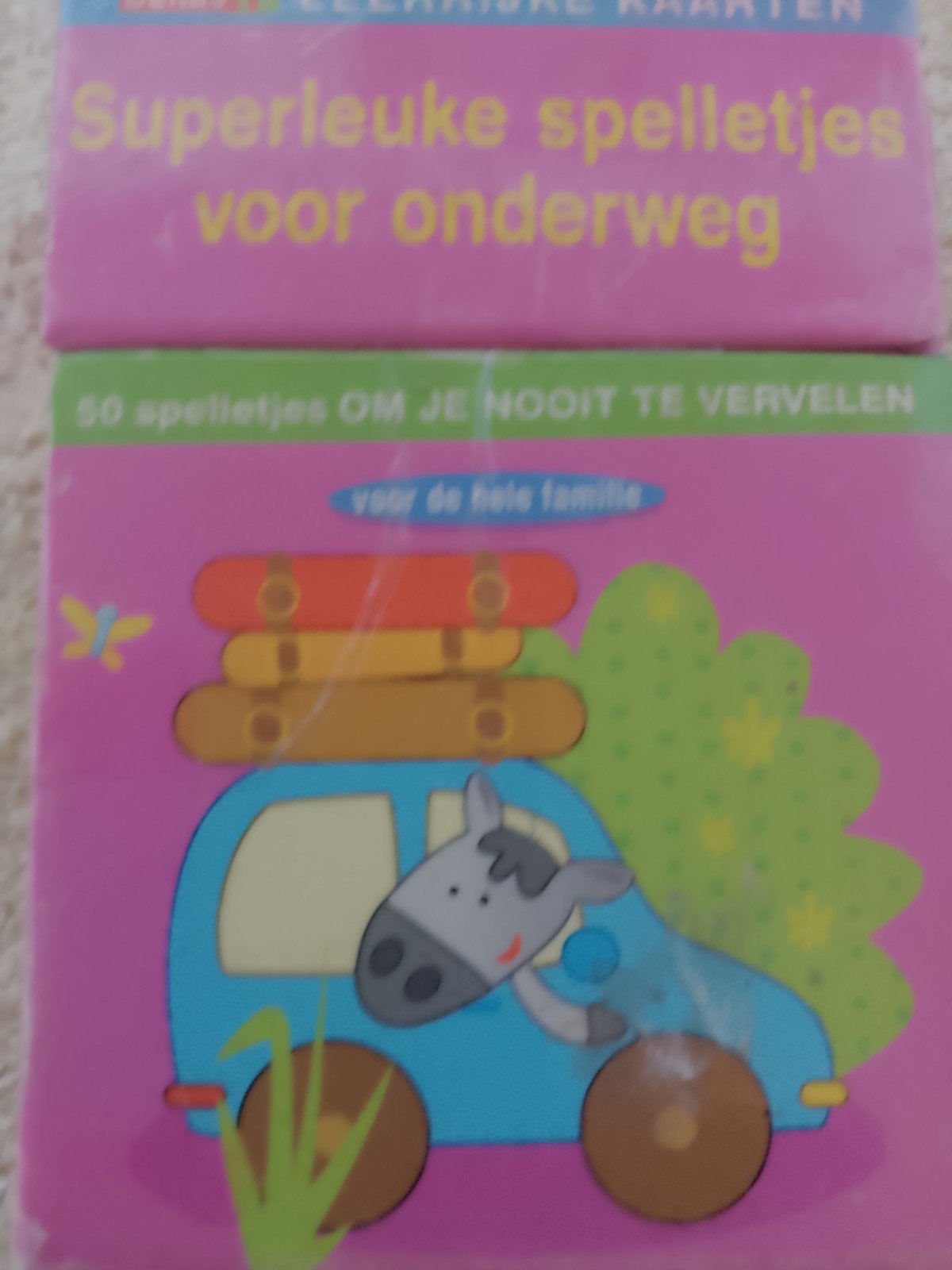 Leerrijke kaarten - Superleuke spelletjes voor onderweg, Ophalen of Verzenden, ZNU