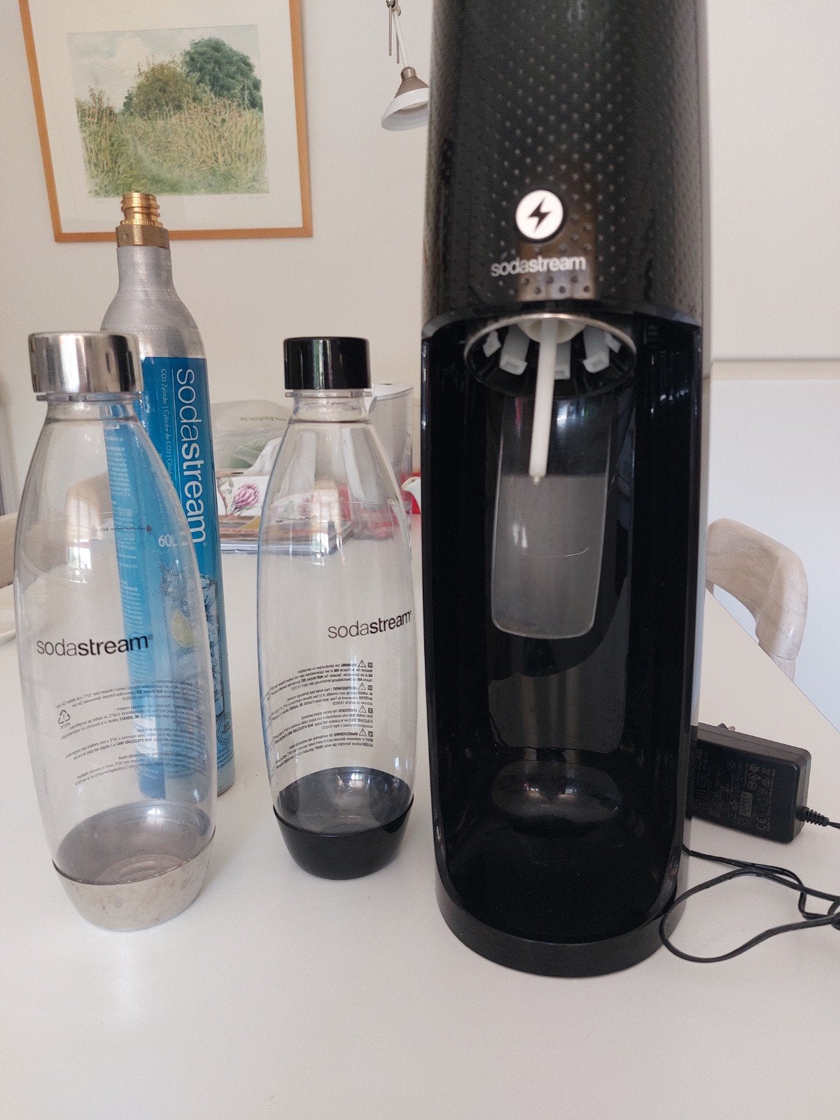 2 bouteilles de Sodastreamet à échanger, Enlèvement