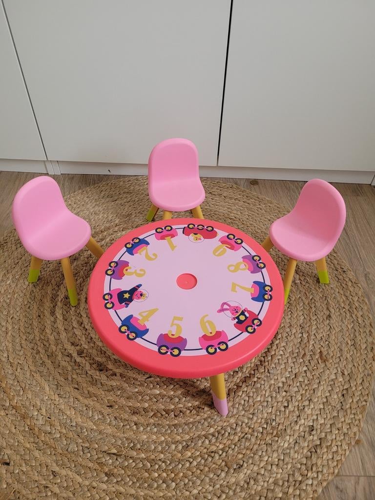 Poppenwagen met 3 stoelen, Ophalen