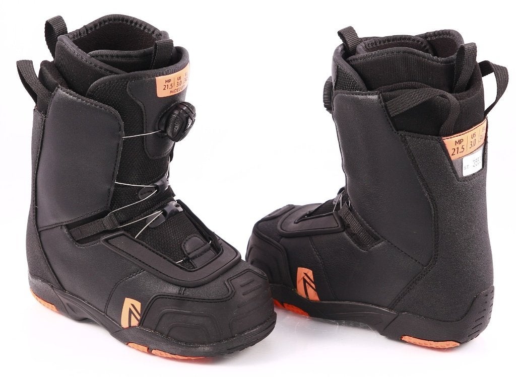 21,5 EU kinder snowboardschoenen NIDECKER ANSR BOA, BLACK, Verzenden, Gebruikt, Schoenen
