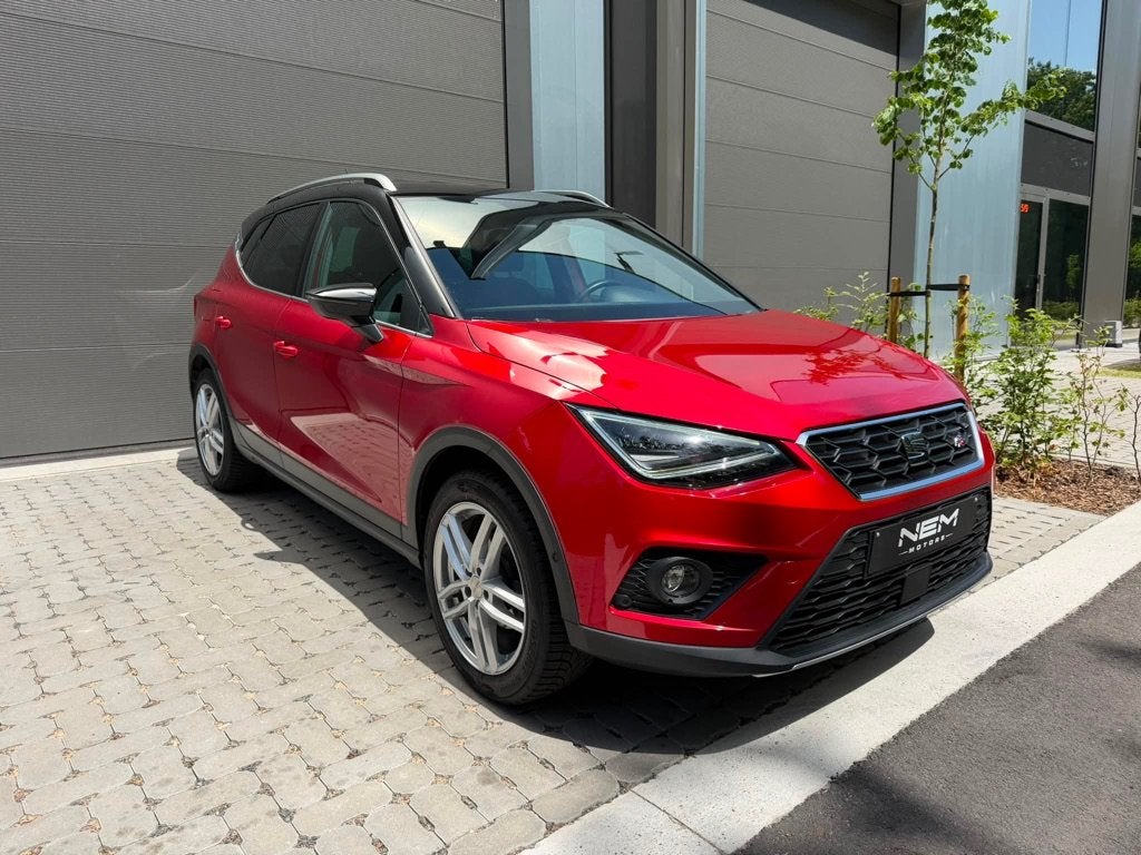 Seat Arona 1.0 TSI FR DSG,GARANTIE,ACC,NAVI,LED,AIRCO,CARPLA, Auto's, Seat, Stof, 109 g/km, Bedrijf, 5 zetels