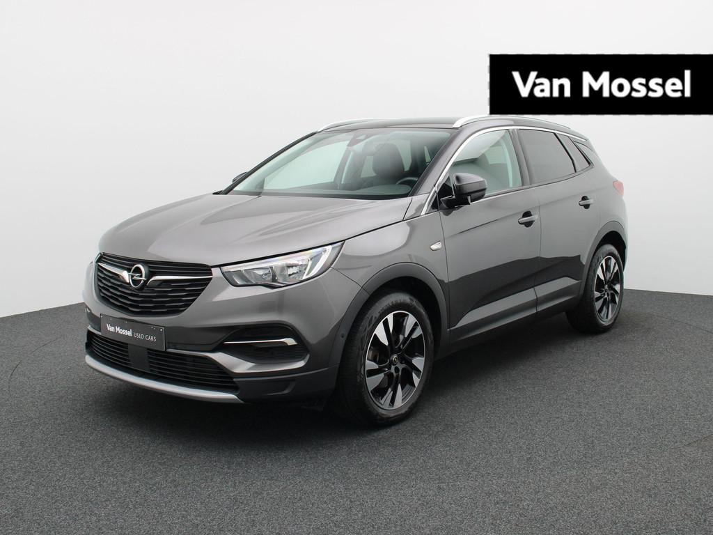 Opel Grandland X 1.2 Turbo S/S AT6 Design line NAVI | ANDROI, Auto's, Opel, Stof, Gebruikt, Automatische klimaatregeling, 5 zetels