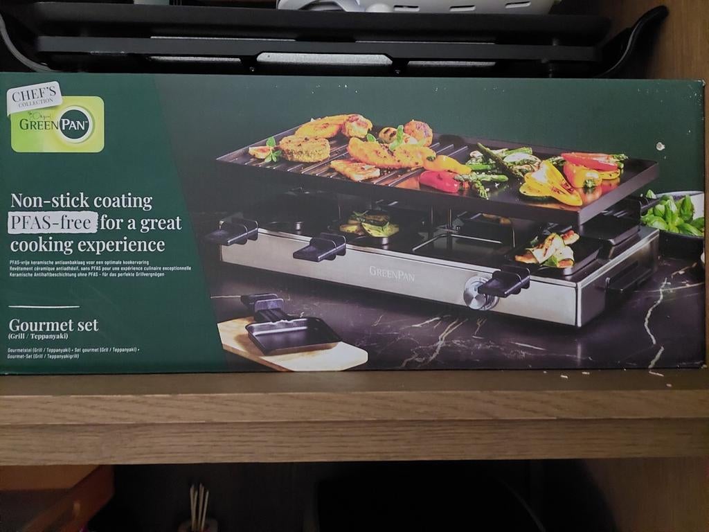 Green Pan Grill/Tepanyaki, Ophalen, Nieuw, 4 t/m 7 personen