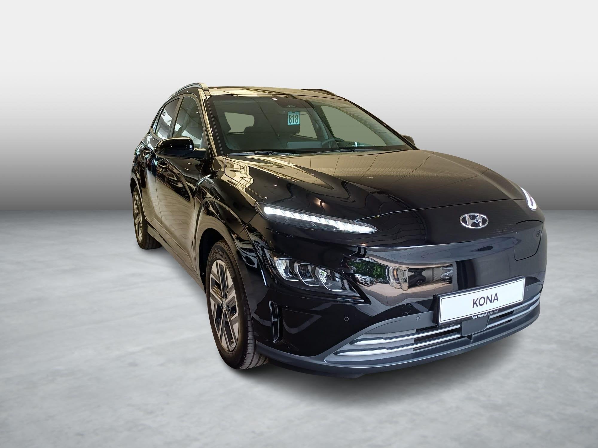 Hyundai Kona Electric Final Edition 64kWh, Auto's, Hyundai, Stof, Gebruikt, Zwart, Zwart