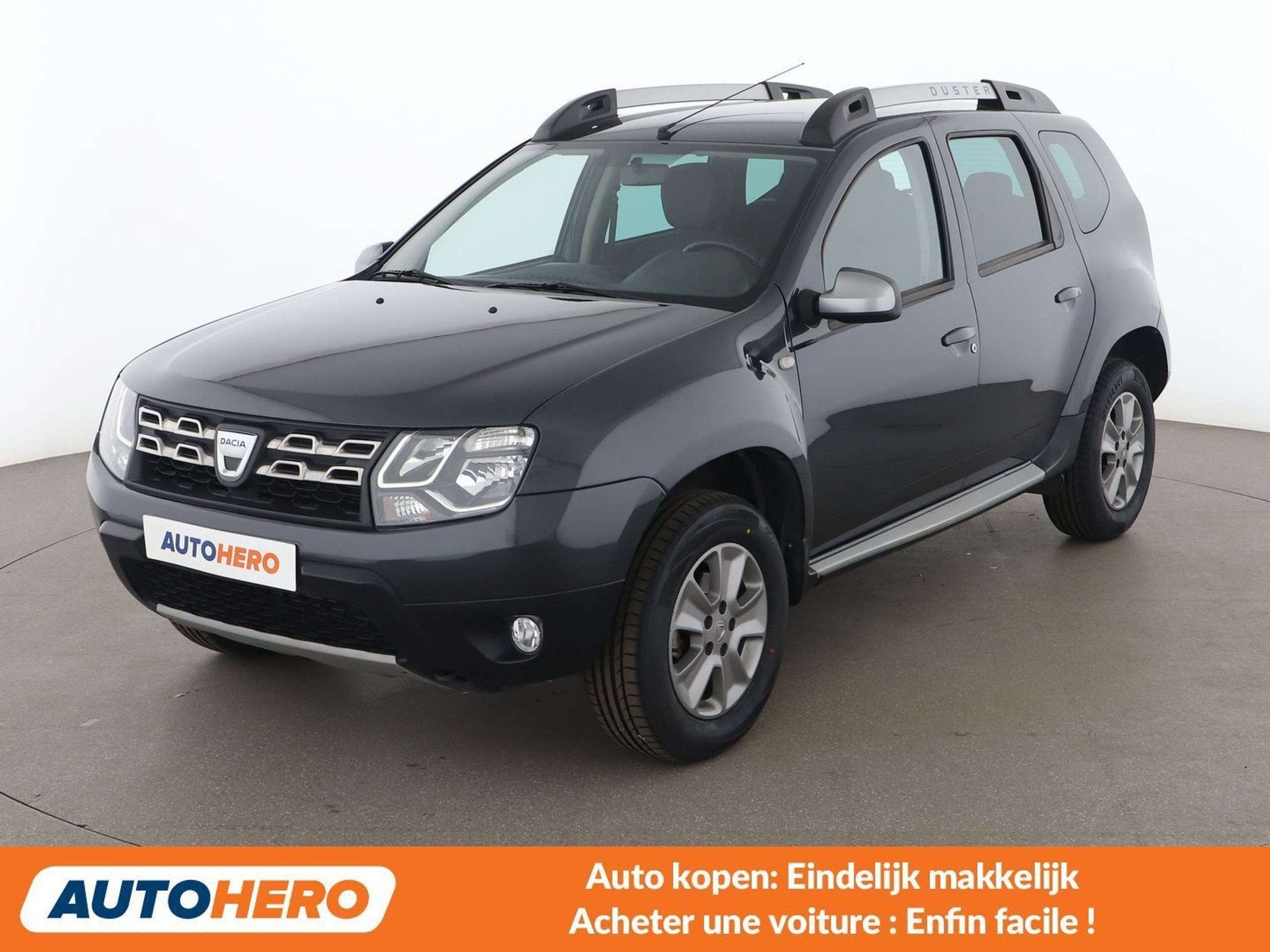 Dacia Duster 1.2 TCe Prestige 4x2 (bj 2016), Voorwielaandrijving, Gebruikt, Zwart, Duster