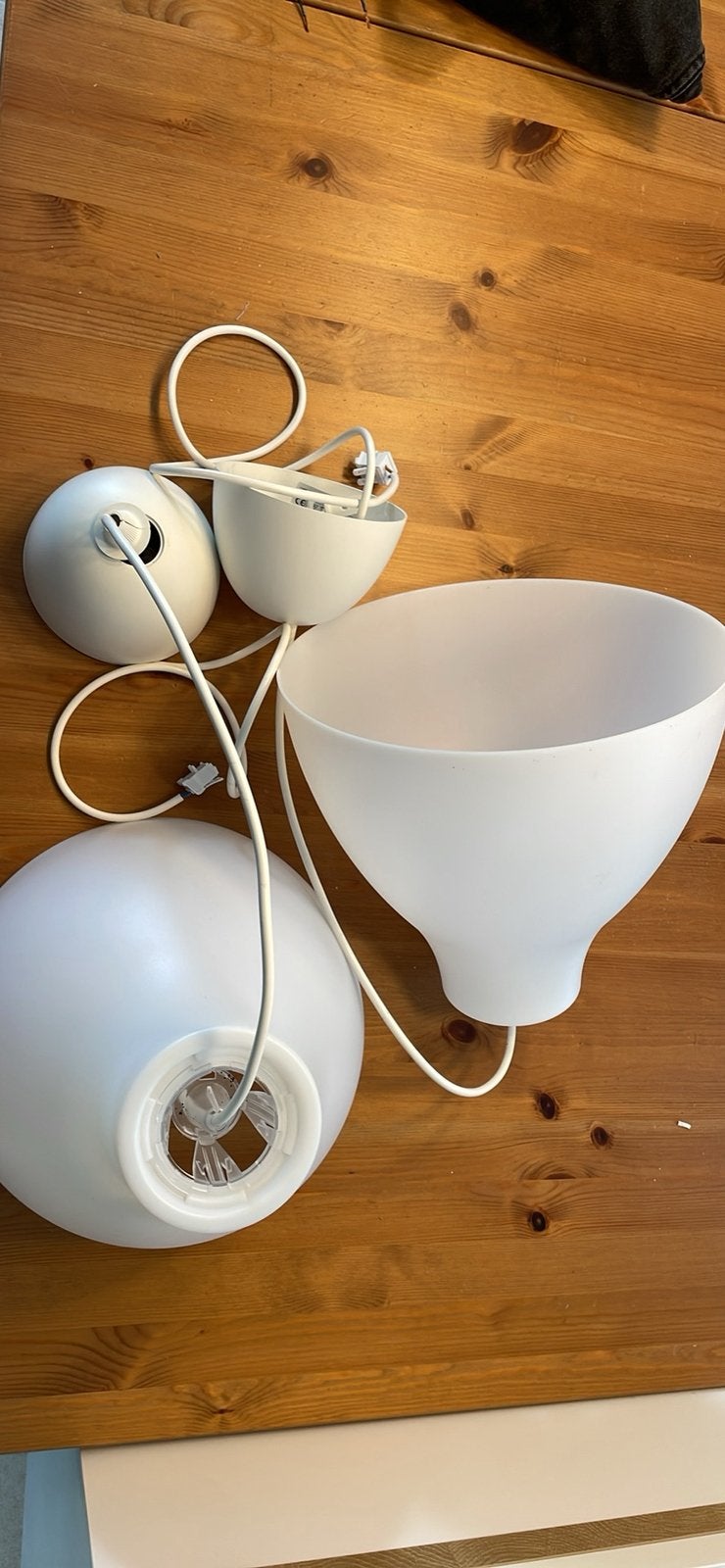 Lot de 2 lampes suspendues ikea, Enlèvement, Comme neuf, IKEA