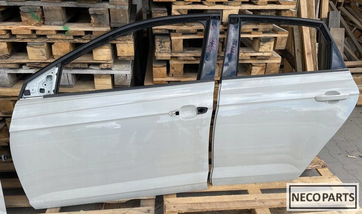 VW POLO 6 2G FACELIFT DEUR DEUREN PORTIER PORTIEREN LA7A !!, Volkswagen, -, Garde-boue, Utilisé