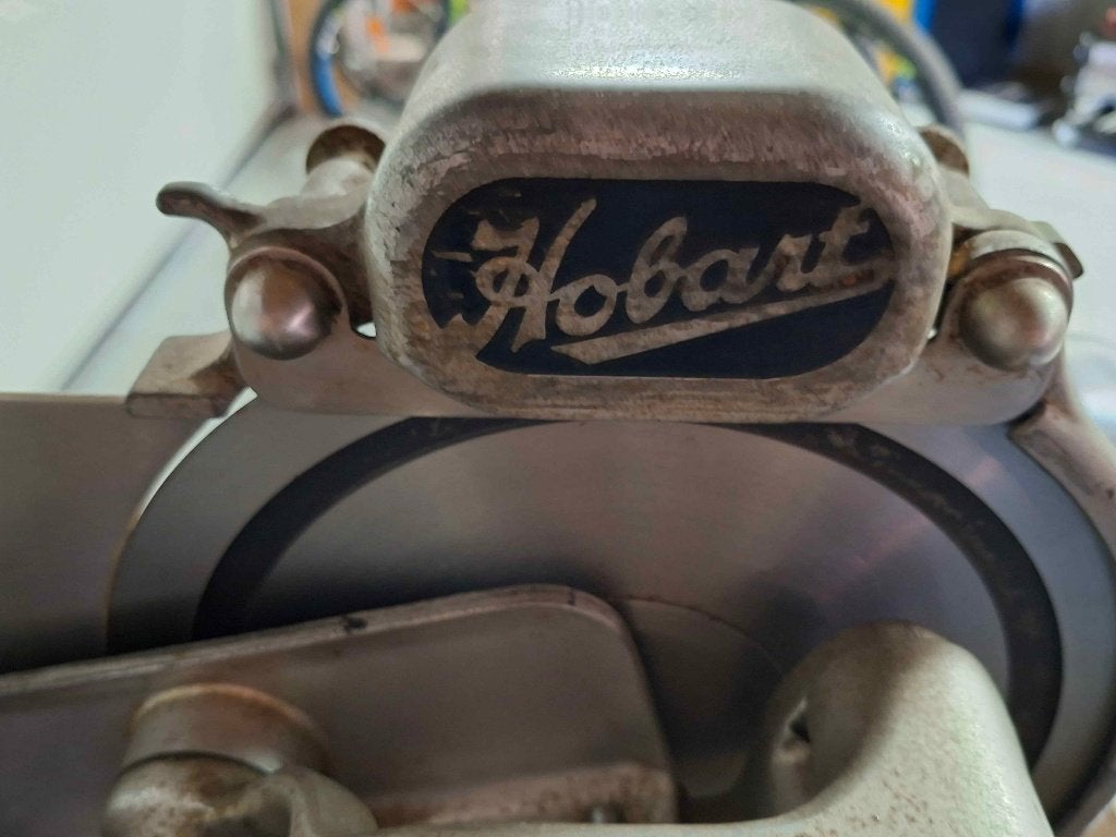 Vintage Hobart snijmachine, Ophalen, Gebruikt, Bakkerij en Slagerij